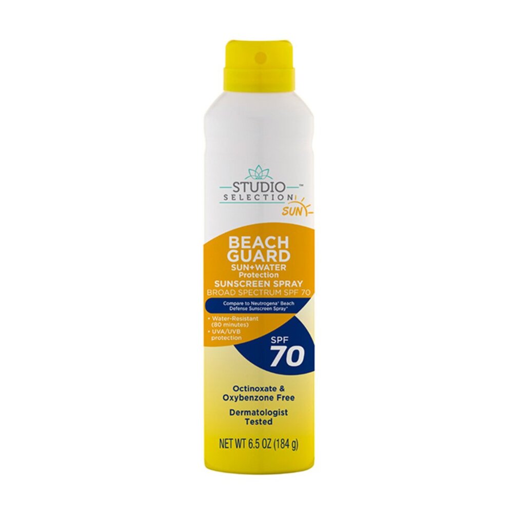 Studio Selection BeachGuard Sun & Water UVA/UVB SPF70 Protection Sunscreen Spray